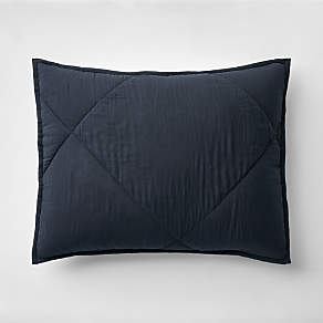 Supersoft Midnight Navy Blue Organic Gauze Kids Pillowcase