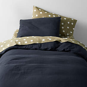 Supersoft Midnight Navy Blue Organic Gauze Kids Pillowcase