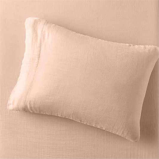 Supersoft Kids Elegant Pink Gauze Organic Cotton Pillowcase