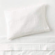 Supersoft Kids Mist Blue Organic Cotton Gauze Pillowcase