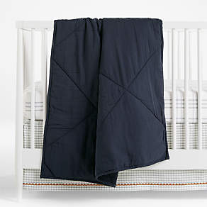 Supersoft Midnight Navy Blue Organic Gauze Kids Pillowcase