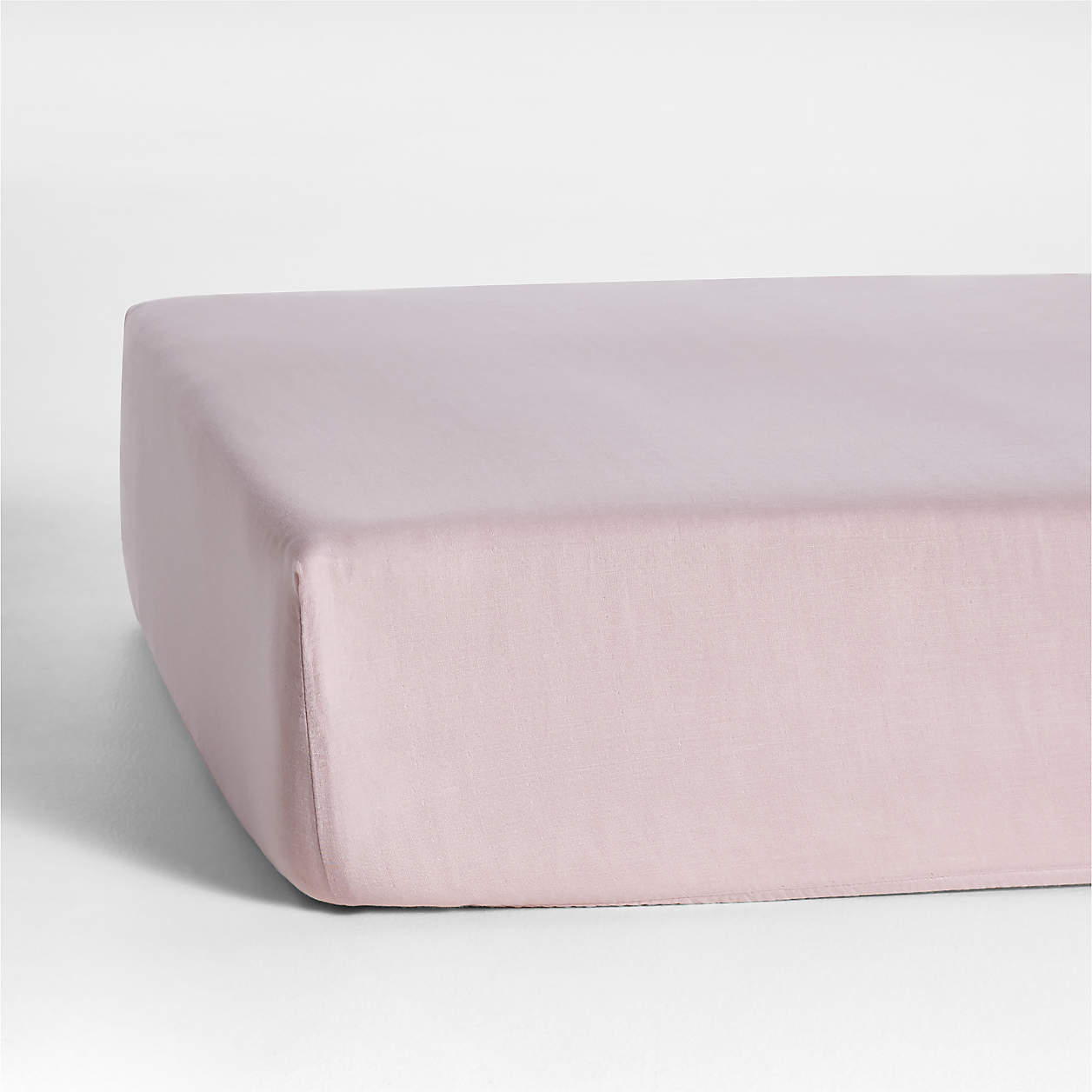 Supersoft Lilac Rose Organic Cotton Gauze Baby Crib Fitted Sheet ...