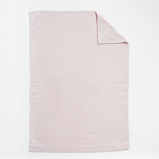 Supersoft Lilac Rose Organic Cotton Gauze Toddler Duvet Cover