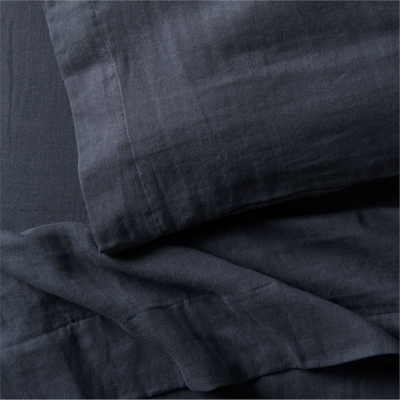 Supersoft Midnight Navy Blue Organic Cotton Toddler Sheet Set - image 3 of 4