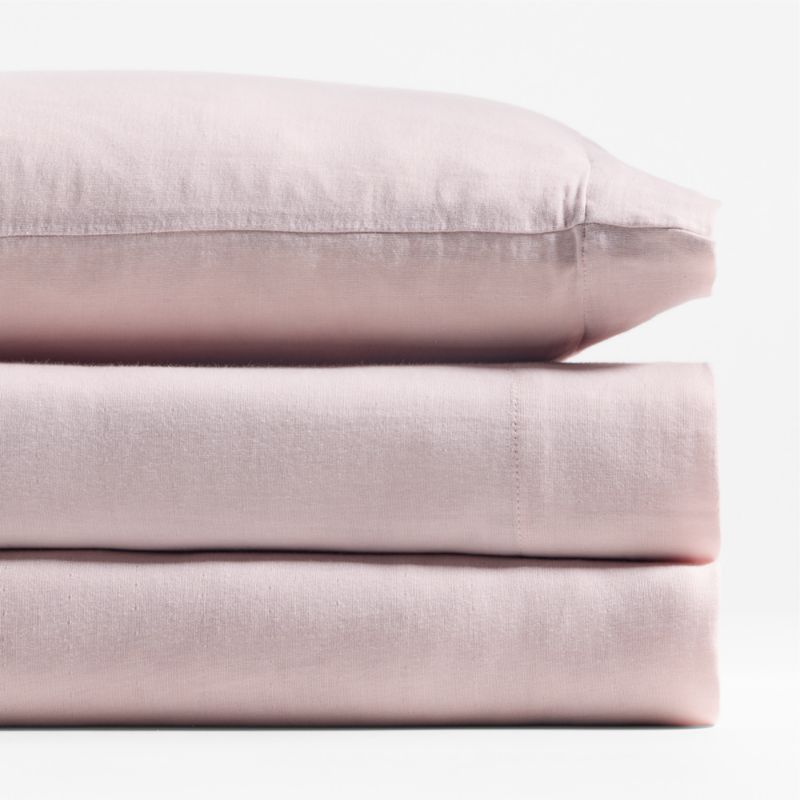 Supersoft Lilac Rose Organic Cotton Gauze Toddler Sheet Set - image 2 of 4