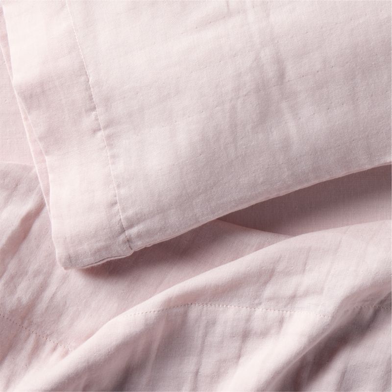 Supersoft Lilac Rose Organic Cotton Gauze Toddler Sheet Set - image 3 of 4