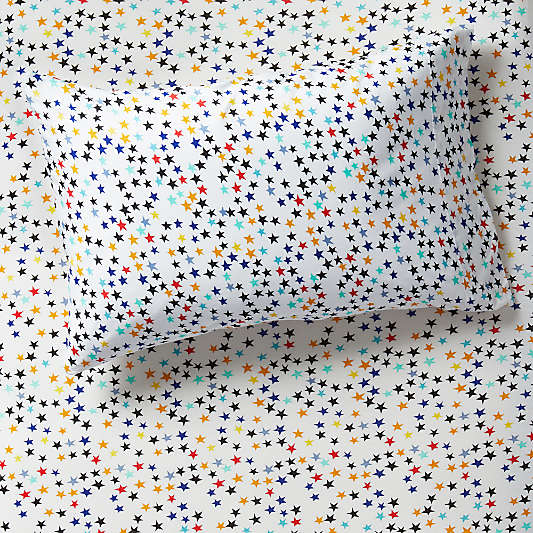 Organic Star Jersey Pillowcase