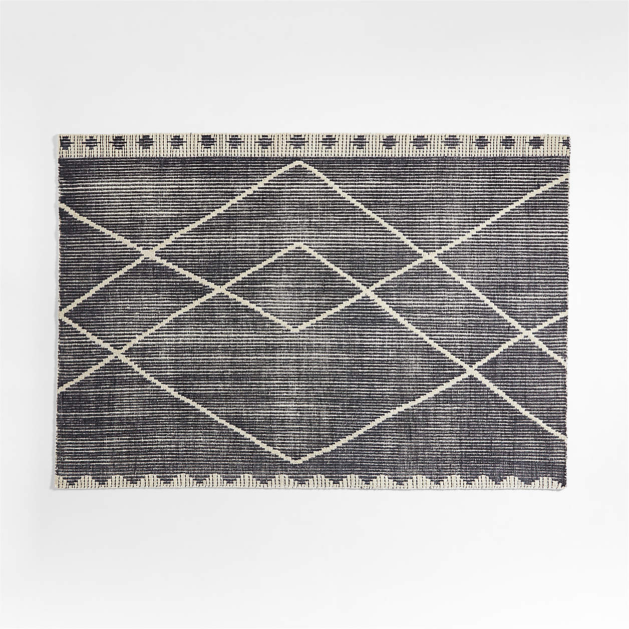 Suphan Wool Navy Rug 6'x9' + Reviews Crate & Barrel