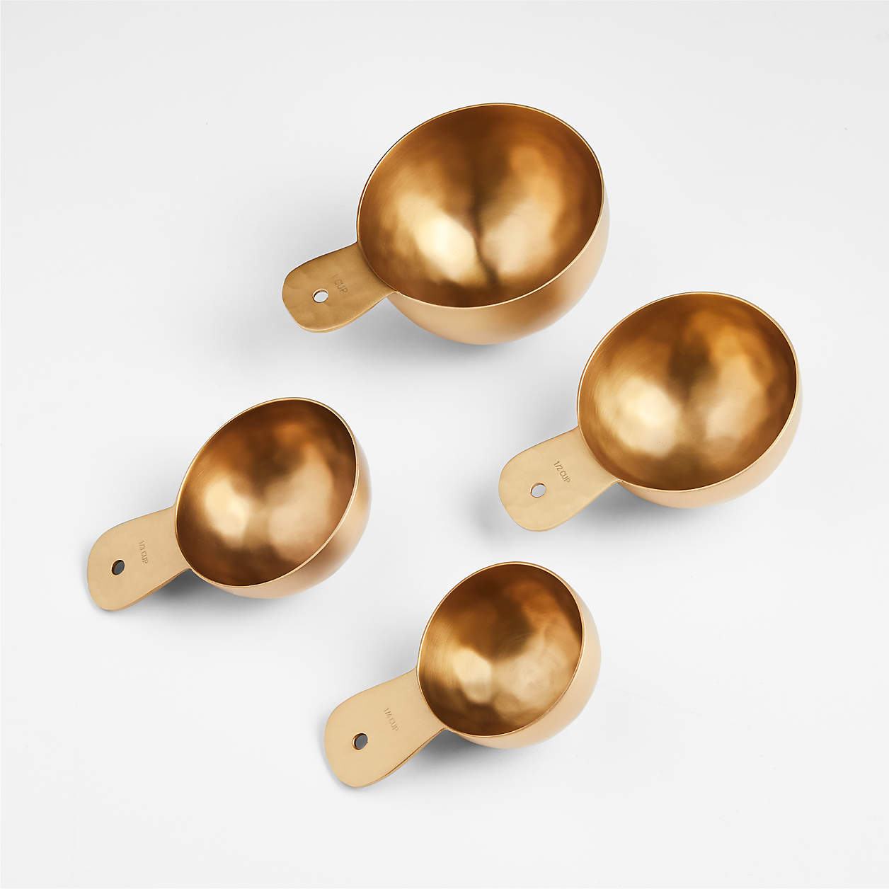 Susu Gold Metallic Measuring Cups, Set of 4 by Eric Adjepong