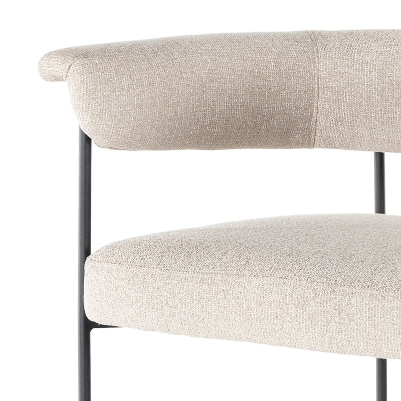 Sutter Beige Bouclé Bar Stool