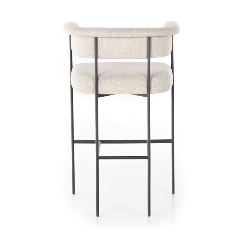 Sutter Beige Bouclé Bar Stool