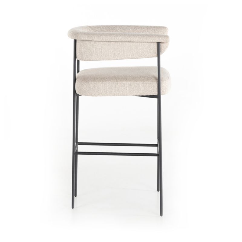 Sutter Beige Bouclé Bar Stool