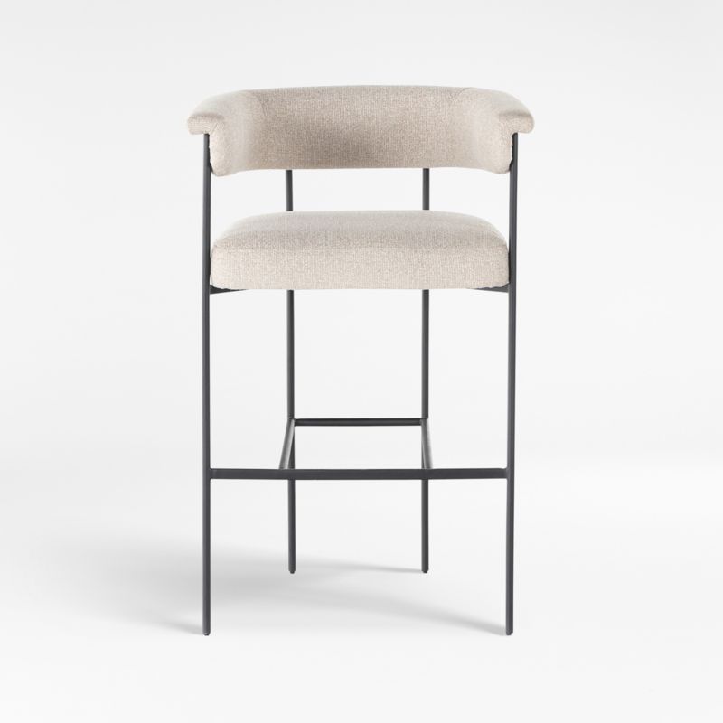 Sutter Beige Bouclé Bar Stool