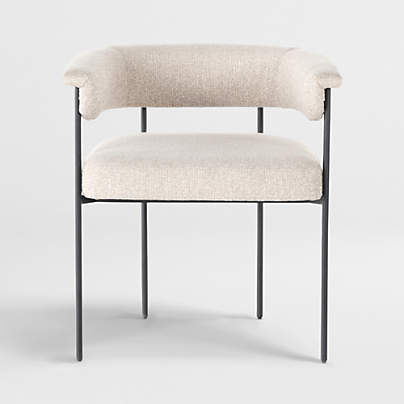 Sutter Beige Bouclé Dining Chair