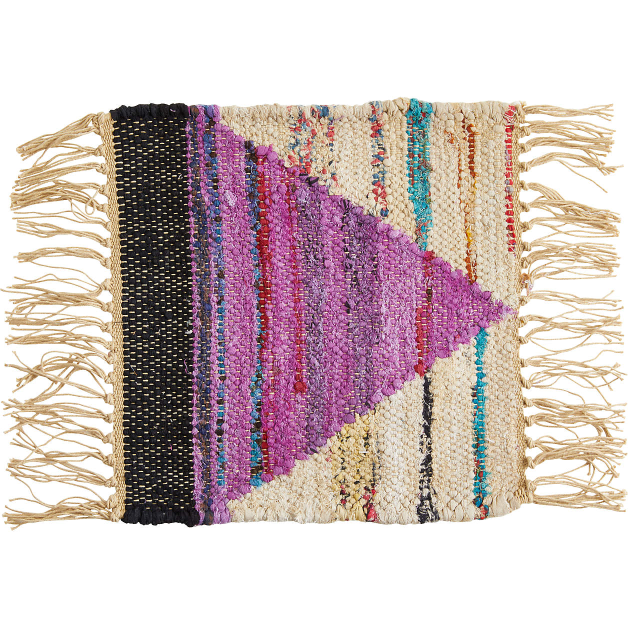 Svena Washable Rag Rug Swatch Crate & Kids