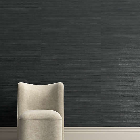 Savannah Hunter Green Sisal Grasscloth Wallpaper