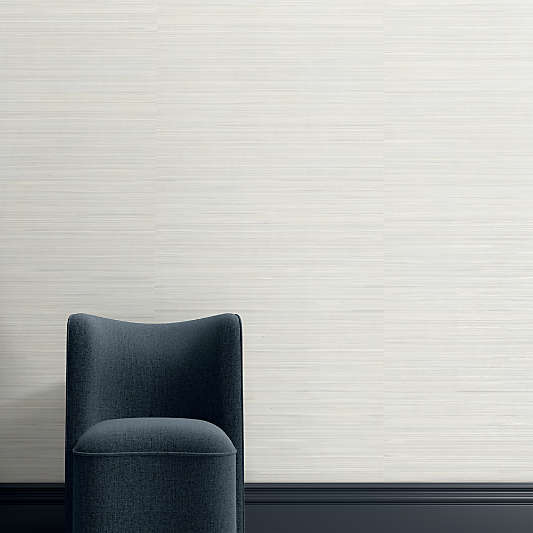 Savannah White Sisal Grasscloth Wallpaper