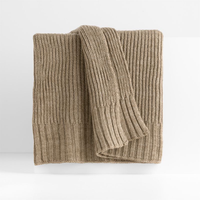 Crate and barrel chunky knit throw sale