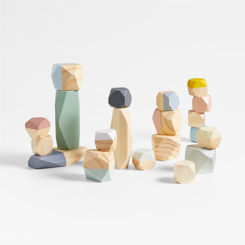 Janod Sweet Cocoon Stacking Stones Toy | Crate & Kids