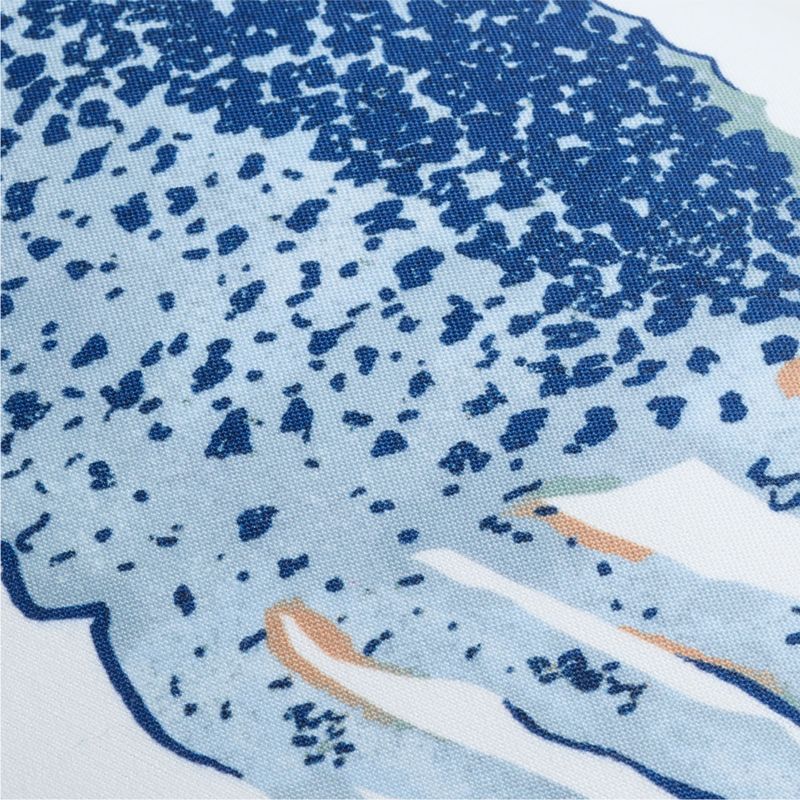 Swimmer Crab 22"x15" Indoor/Outdoor Throw Pillow - image 1 of 4