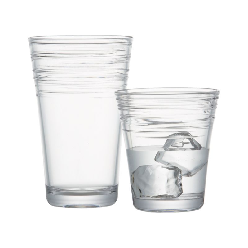 Swirl 8-Oz. Acrylic Drink Glass