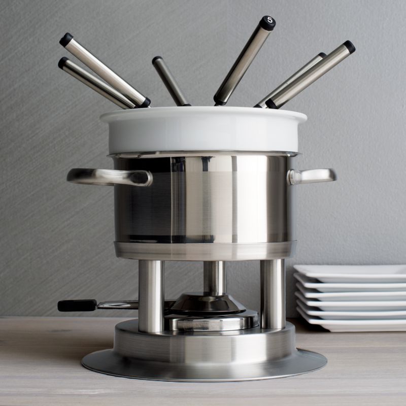 Swissmar Arosa 11-Piece Stainless Steel Fondue Set - image 4 of 6