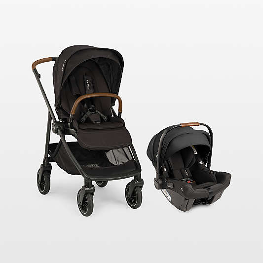 Nuna SWIV + PIPA Urbn Caviar Black Stroller Travel System