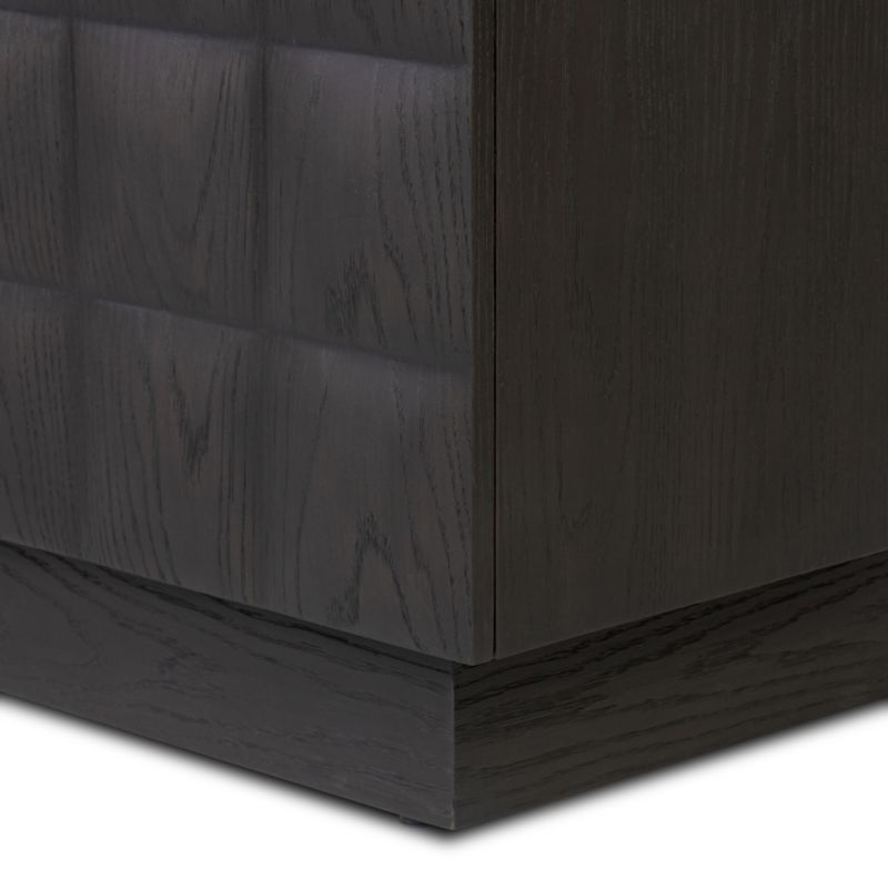 Donovan 72" Black Oak Wood Media Console - image 9 of 10