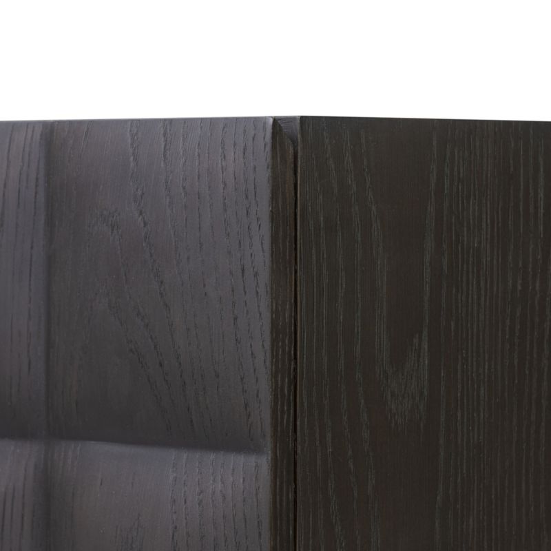 Donovan 72" Black Oak Wood Media Console - image 8 of 10