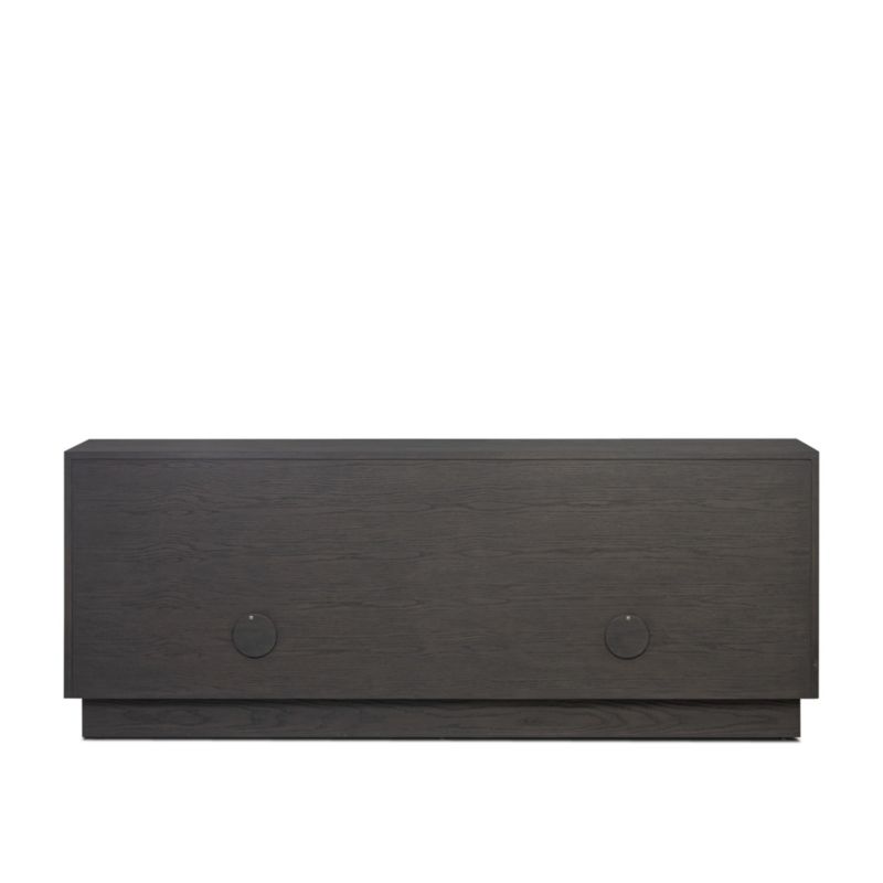 Donovan 72" Black Oak Wood Media Console - image 5 of 10