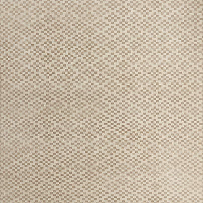 Sydney Wool Checker Taupe Handknotted Area Rug 6'x9'