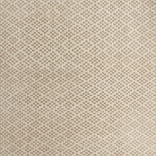 Sydney Wool Checker Taupe Handknotted Area Rug