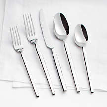 Sylvie 20-Piece Mirror Flatware Set + Reviews | Crate & Barrel