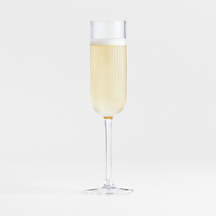 Symphony 6-Oz. Fluted Champagne Flute + Reviews | Crate & Barrel