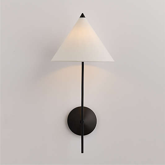 Seymour Black Wall Sconce Light