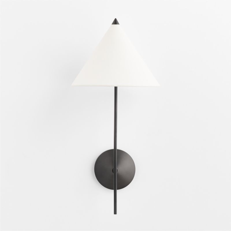 Seymour Black Wall Sconce Light - image 8 of 9