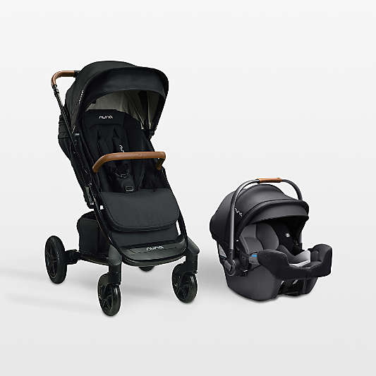 Nuna ® PIPA ™ rx Caviar Black Reclining Baby Car Seat + TAVO ™ next Stroller Travel System