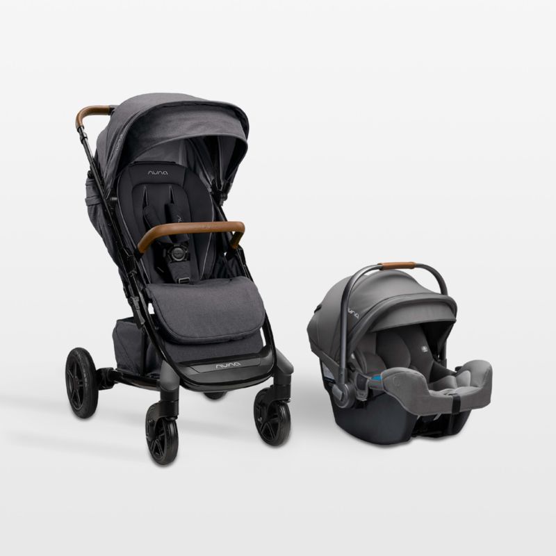 Nuna PIPA rx Granite Grey Reclining Baby Car Seat + TAVO next Stroller