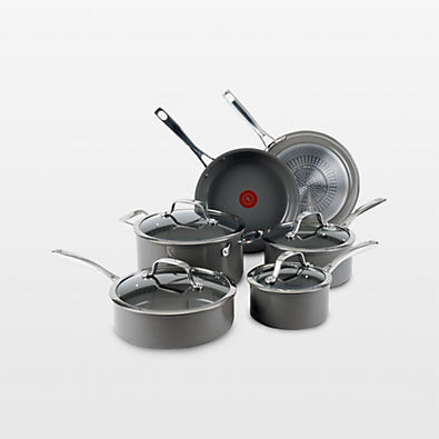 View T-fal Excellence Reserve Ceramic 10-Piece Cookware Set details