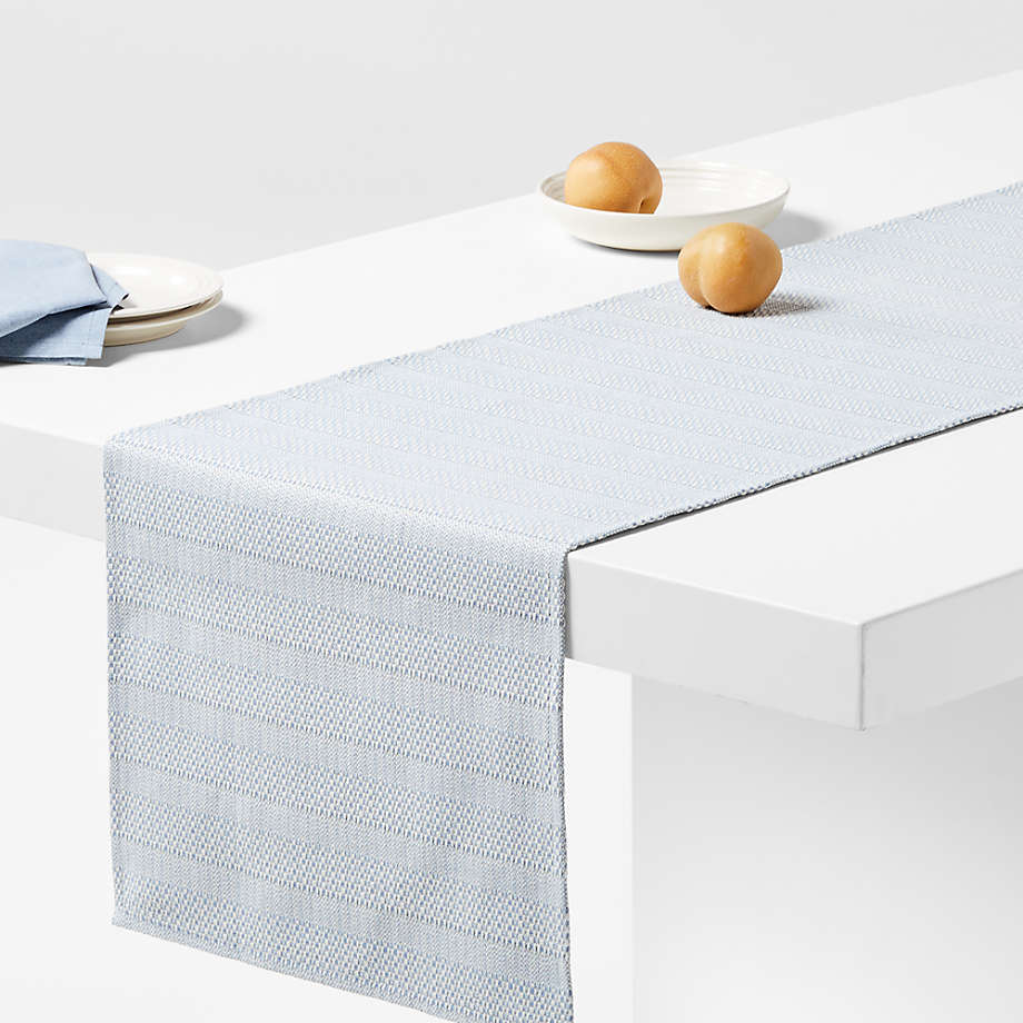 The New Denim Project ® Textured Cotton Table Runner