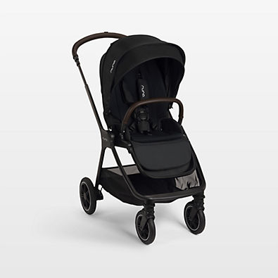 View Nuna ® TRIV ™ next Caviar Black Compact Foldable Baby Stroller details