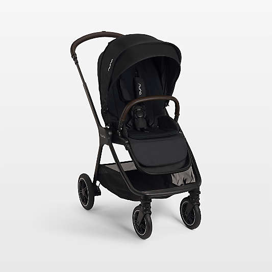Nuna ® TRIV ™ next Caviar Black Compact Foldable Baby Stroller
