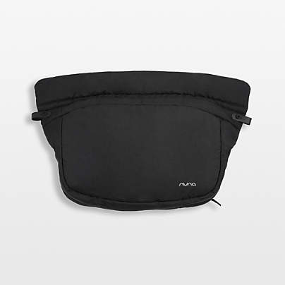 Nuna ® Caviar Black Winter TRVL™ dubl Stroller Footmuff
