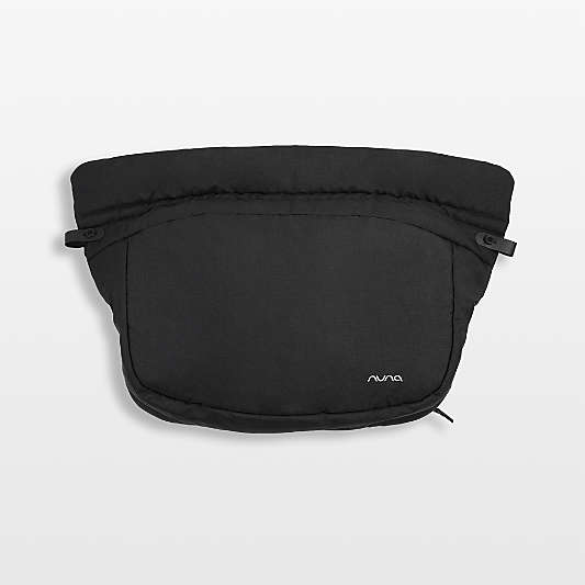 Nuna ® Caviar Black Winter TRVL™ dubl Stroller Footmuff