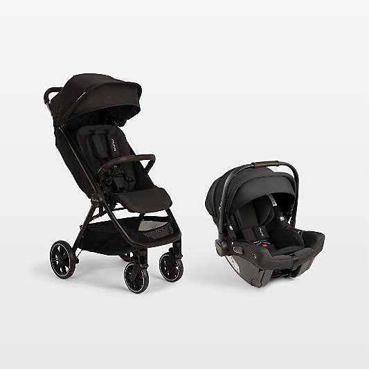 Nuna ® PIPA ™ Urbn Caviar Black Baseless Baby Car Seat + TRVL LX ™ Stroller Next Travel System