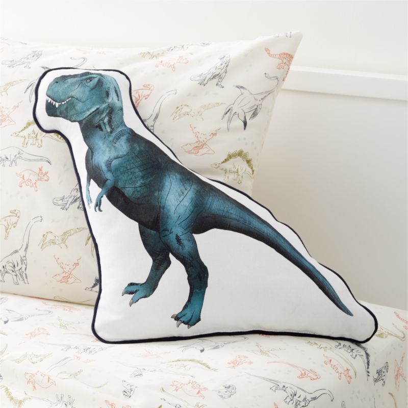 T-Rex Kids Throw Pillow