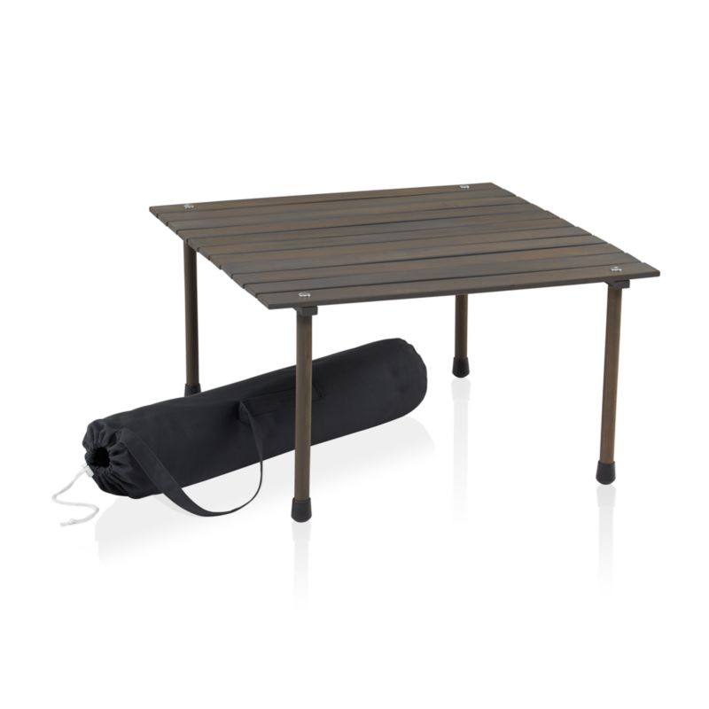 Crate and barrel folding picnic deals table