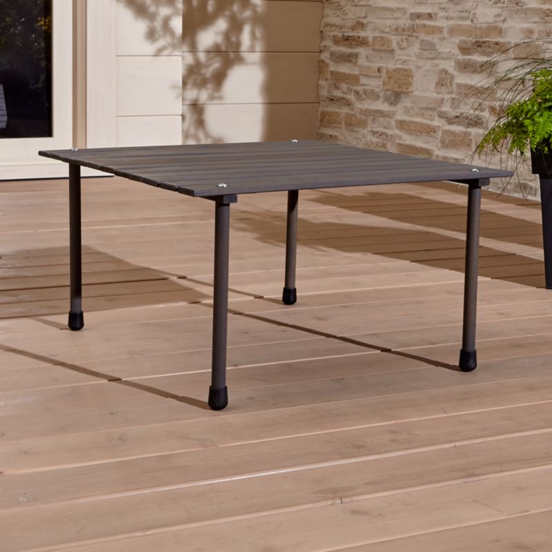 Bari Taupe Metal Stackable Outdoor Dining Chair with Cushion