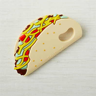 View Loulou Lollipop Taco Silicone Baby Teether details