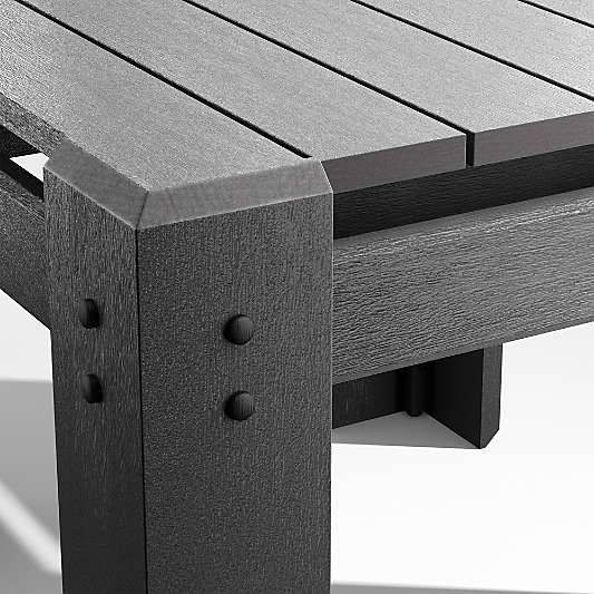 Takagi Black Recycled Outdoor Side Table